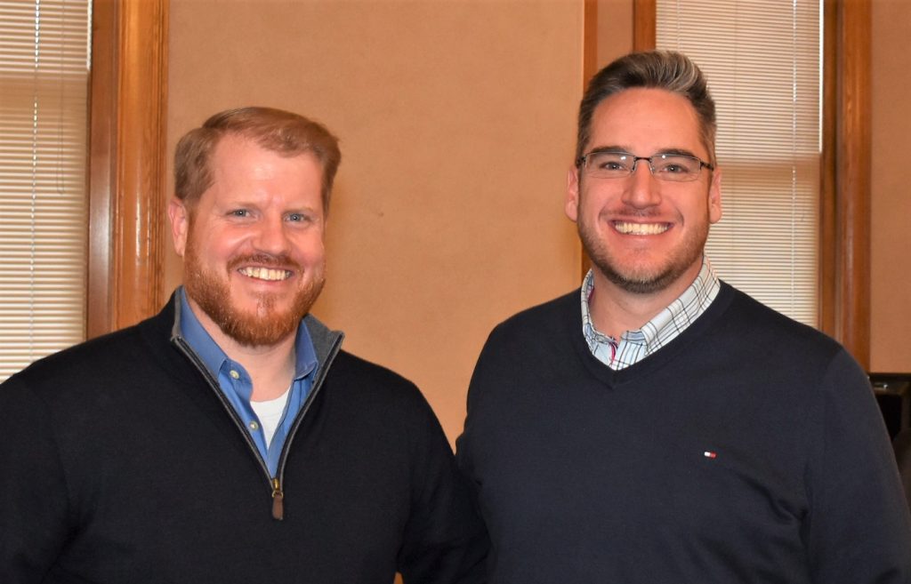 2019 Council Chair, Charlie Luke and Vice Chair, James Rogers