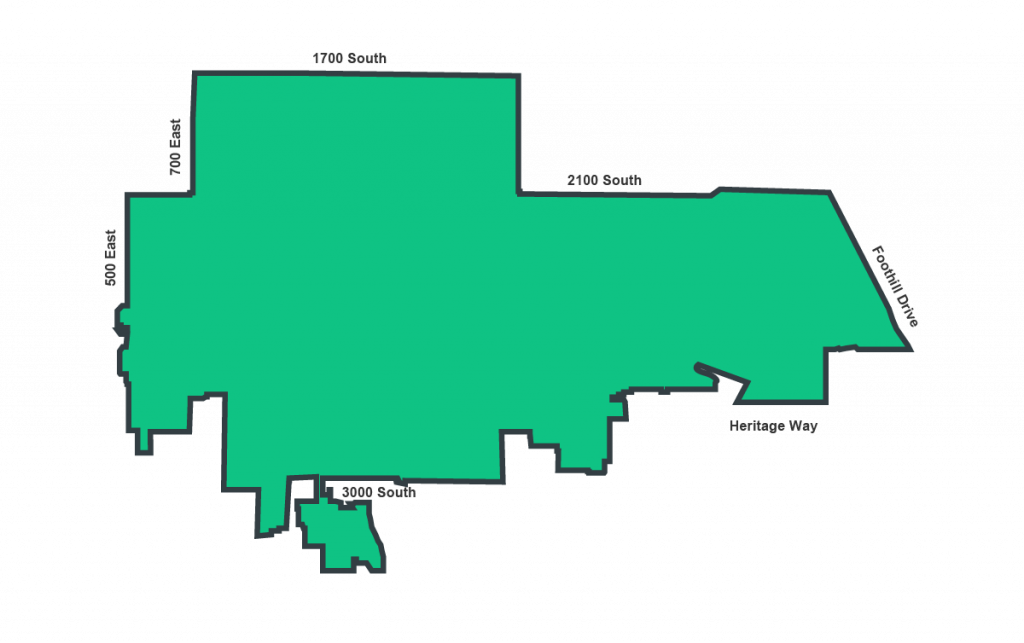 District Seven Boundaries Map