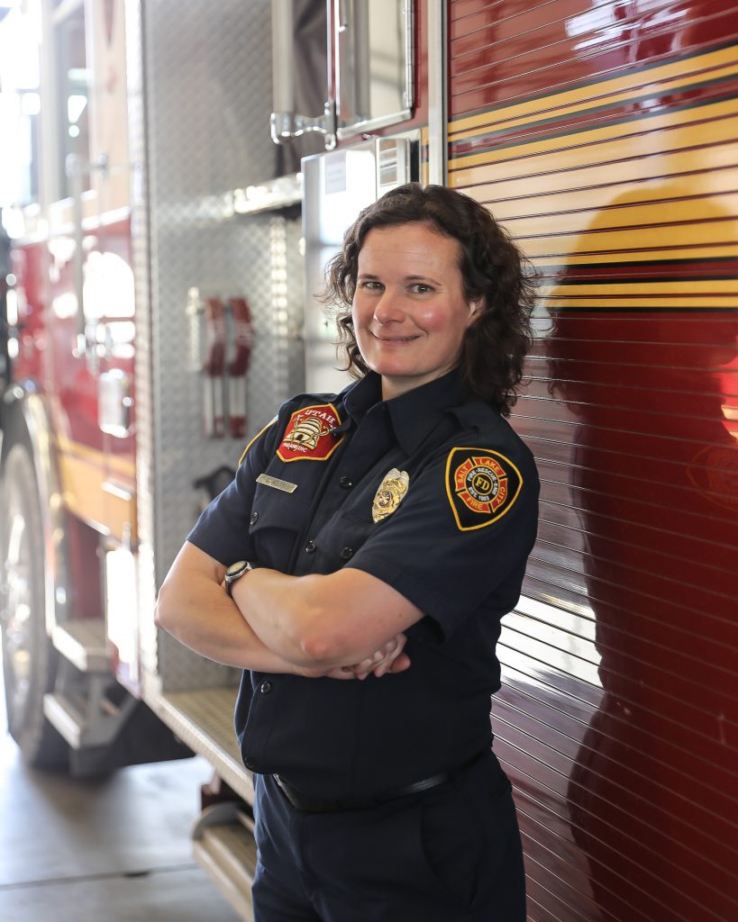 Salt Lake City Utah Fire Department  & Emergency Services Shouler Patch New 