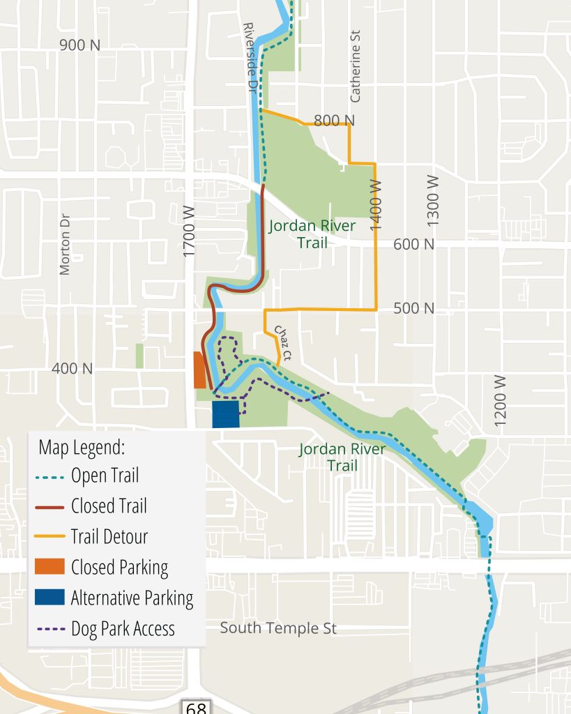 Jordan River Trail closure