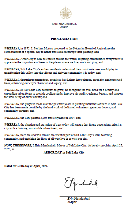 Arbor Day 2025