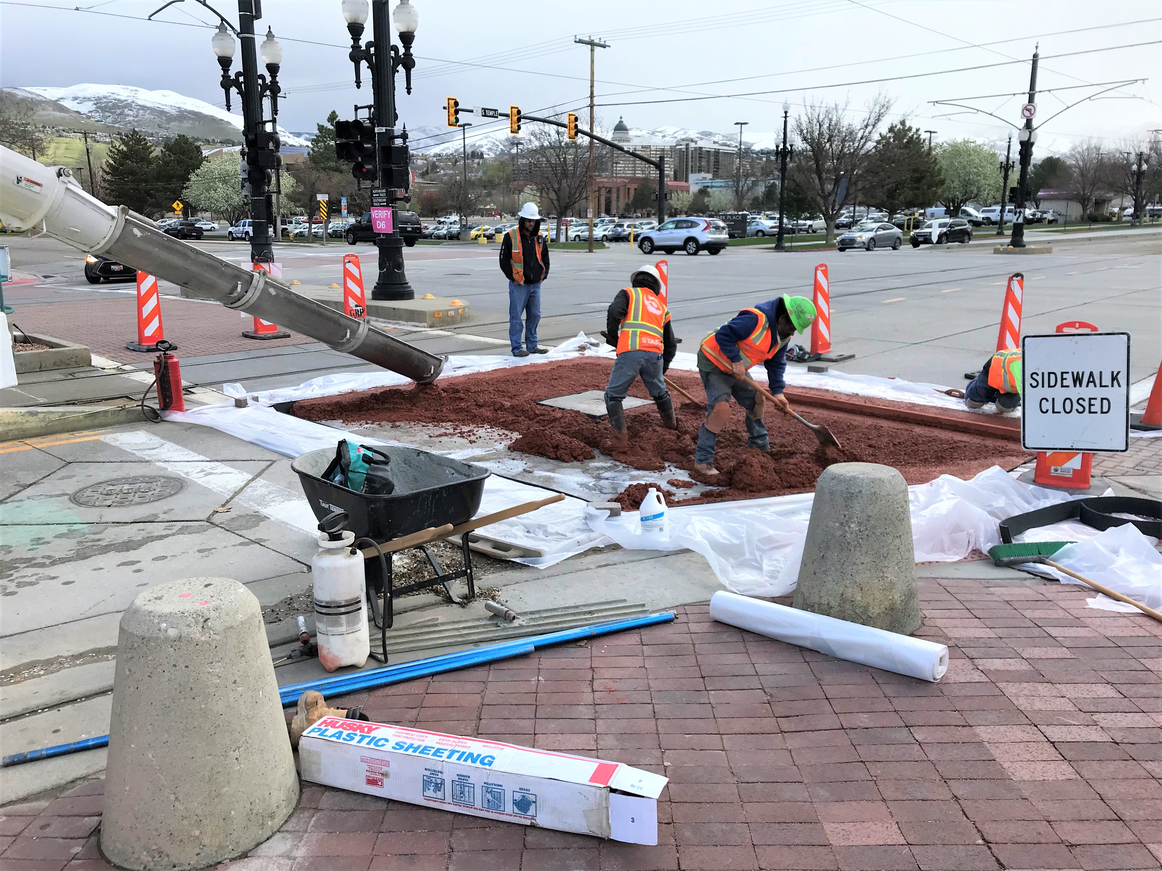 Paver Crosswalk Reconstruction