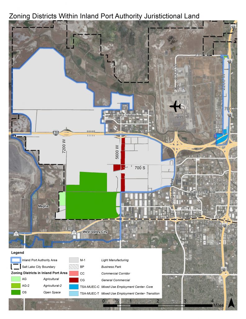 Salt Lake City Zoning Map Inland Port Zoning Modifications | Planning