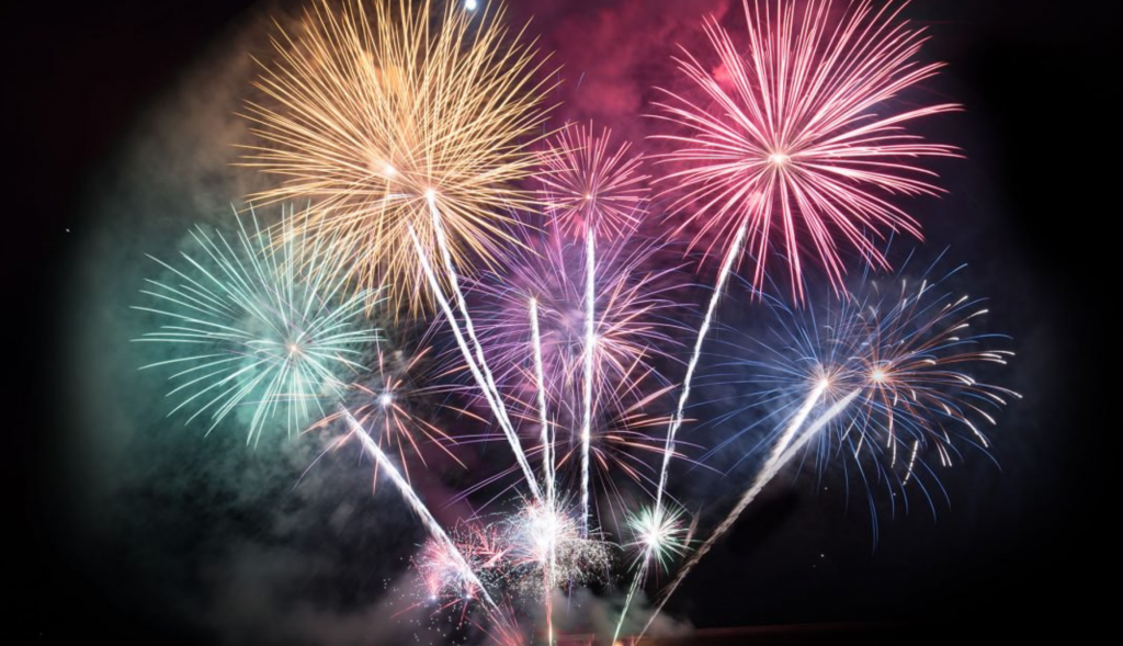 Fireworks stock image