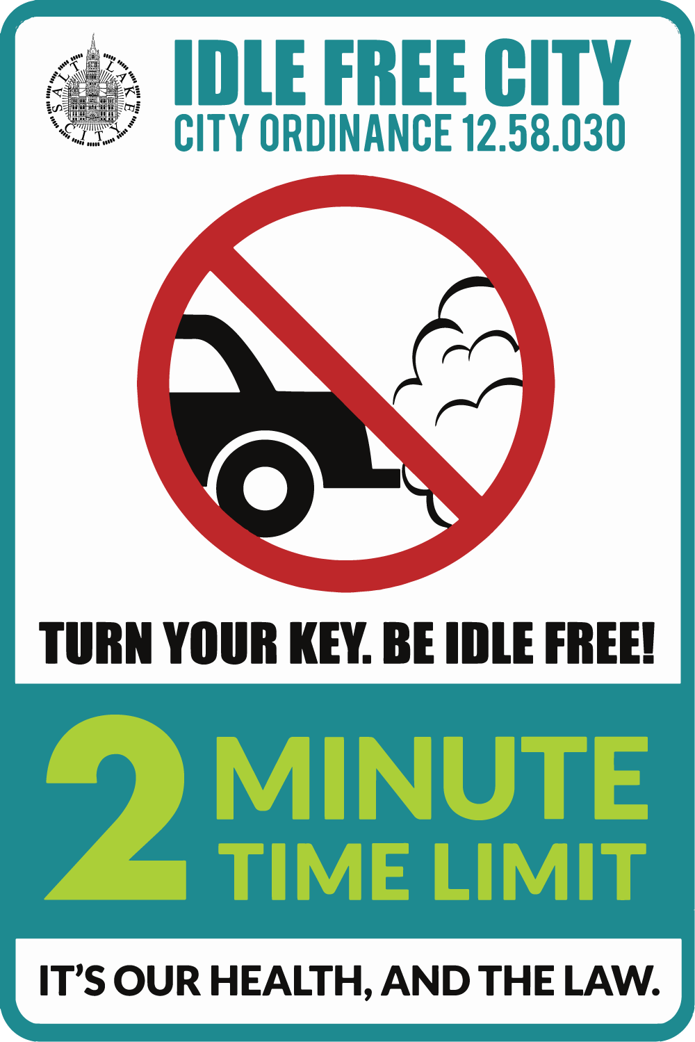 idle free sign