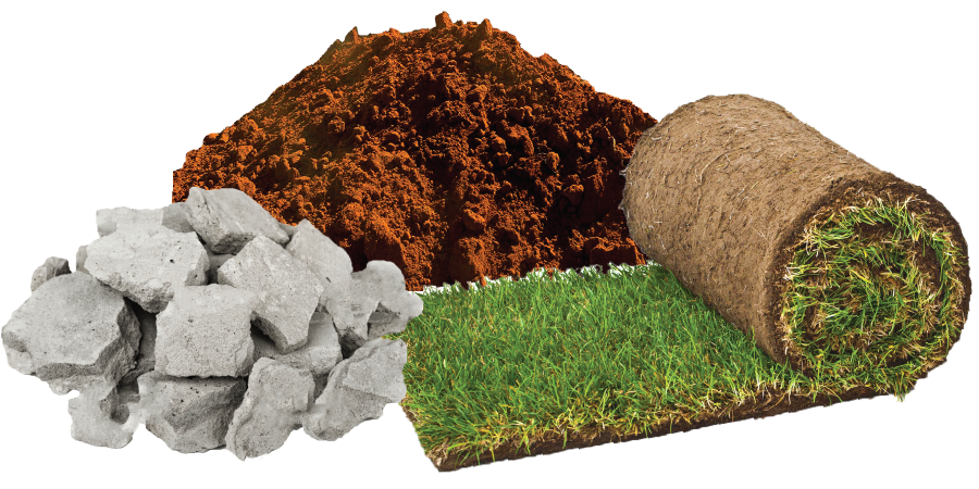 dirt rock sod