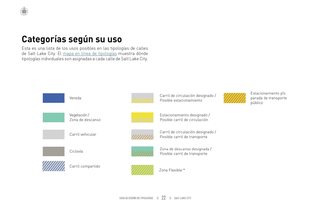 Leyenda para las categorias tipologias de uso