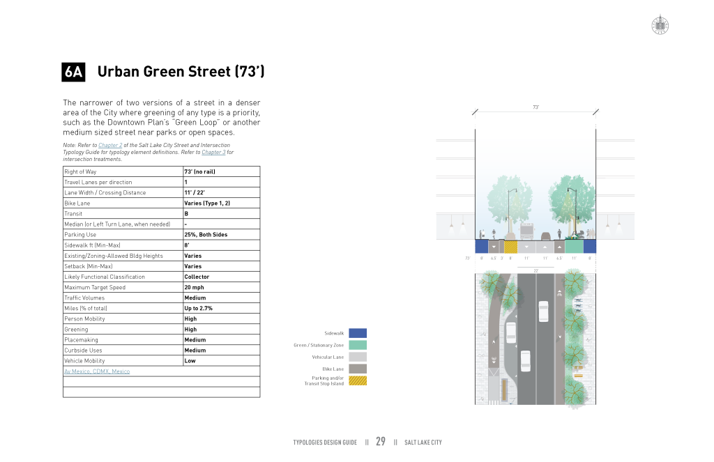 Urban Green Street 73 Feet