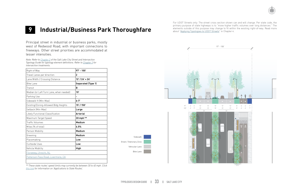 Industrial/Business Park Thoroughfare