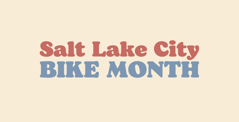 Salt Lake City bike month.