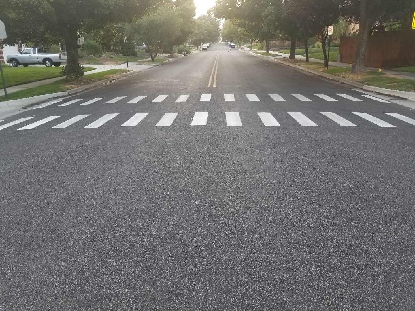 Salt Lake City school crosswalks reflective paint image