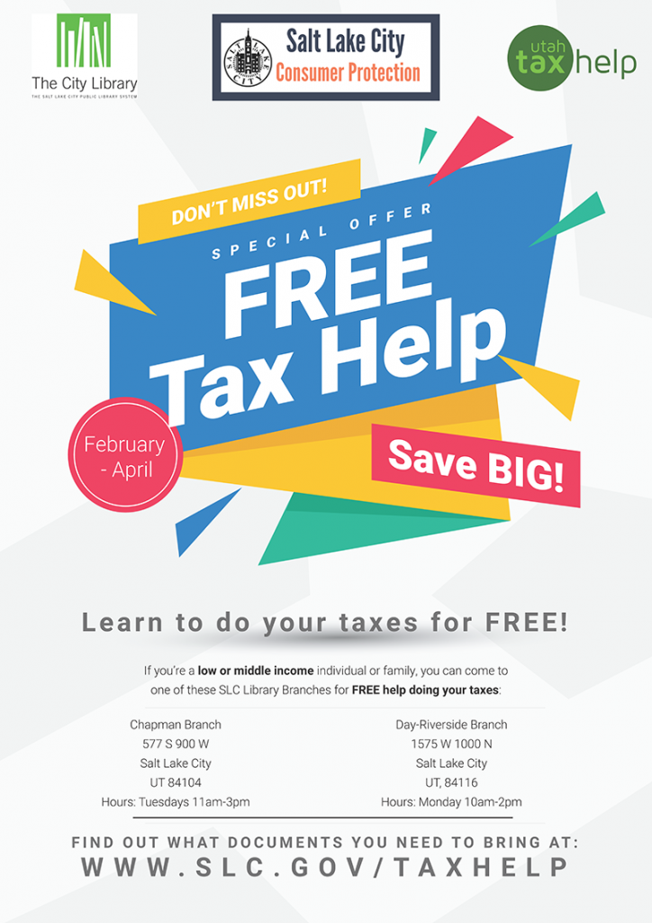 Free Tax Help Flyer