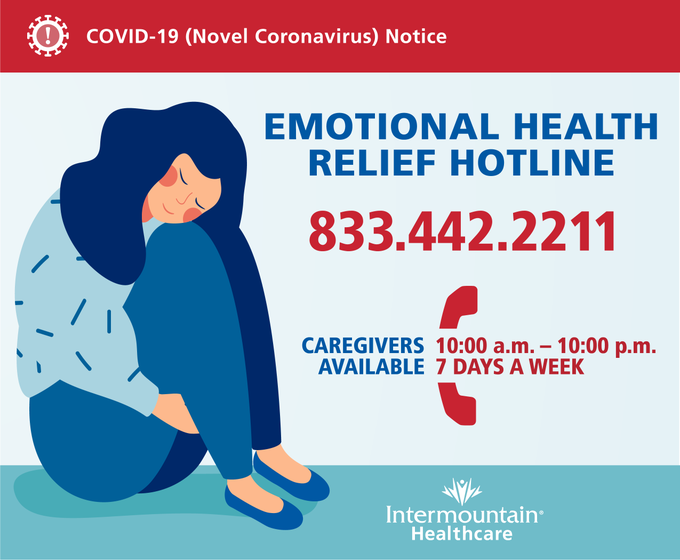 Emotional Health Relief Hotline 833.442.2211