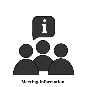 Meeting information icon