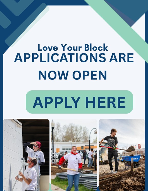 Love your block applications are now open. Apply here.