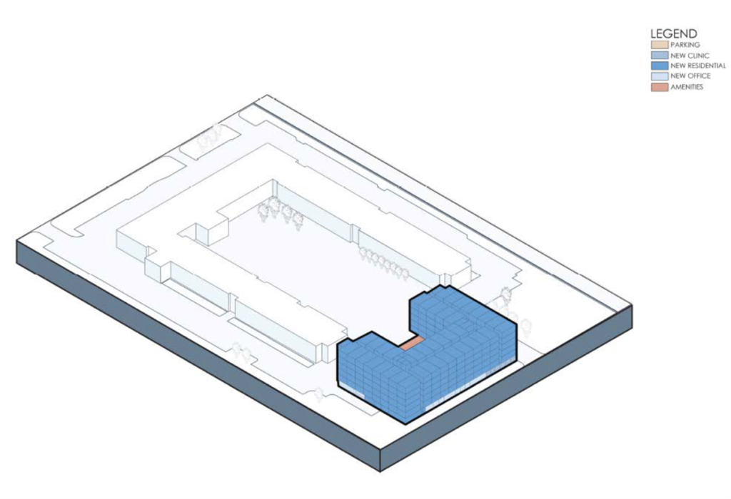 Proposed Palmer Court layout.