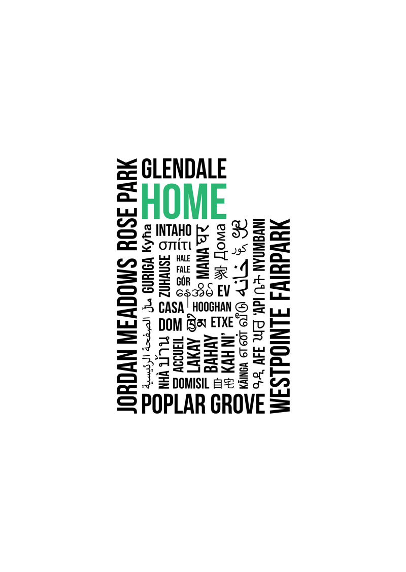 WESTSIDE equals Home word cloud