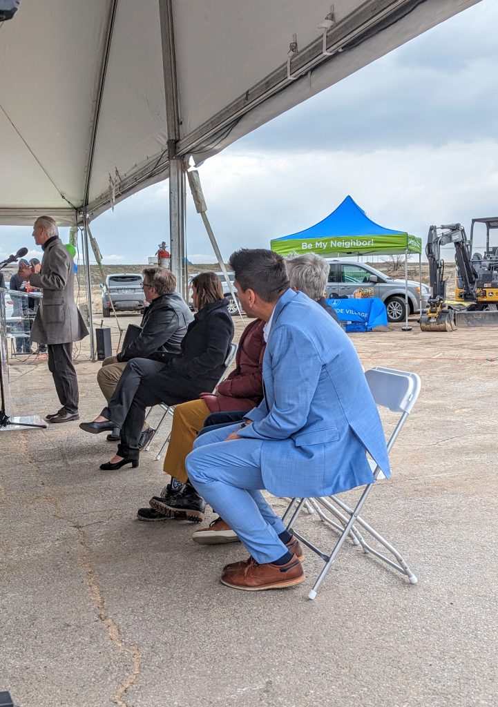 Council Member Alejandro Puy attended the groundbreaking ceremony for The Other Side Village.