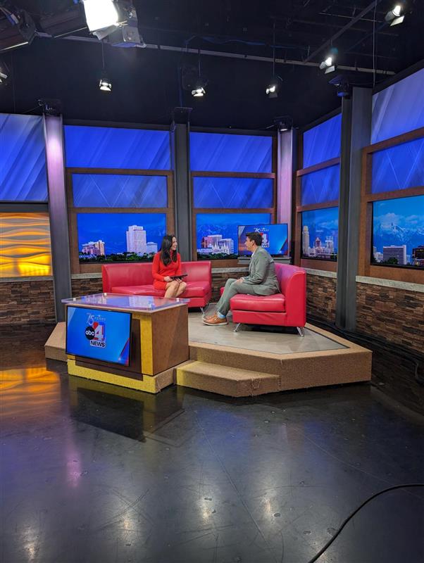 Council Member Puy at ABC4 Studio