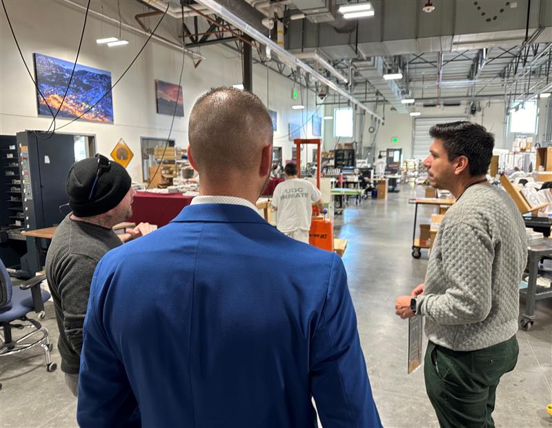 Council Member Puy met with Glen Mills, Director of Communications and Government Relations at the Utah Department of Corrections (DOC). Council Member Puy toured the Utah State Correctional Facility and discussed what the DOC is working on.