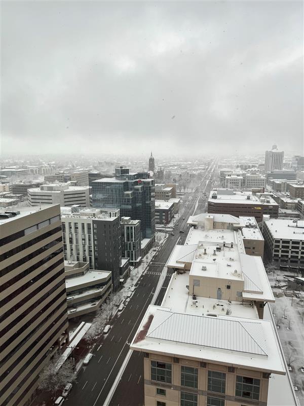 View of downtown Salt Lake from the top of Astra Tower.