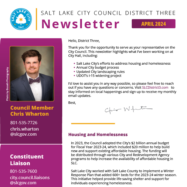 Annual 2024 District 3 Newsletter