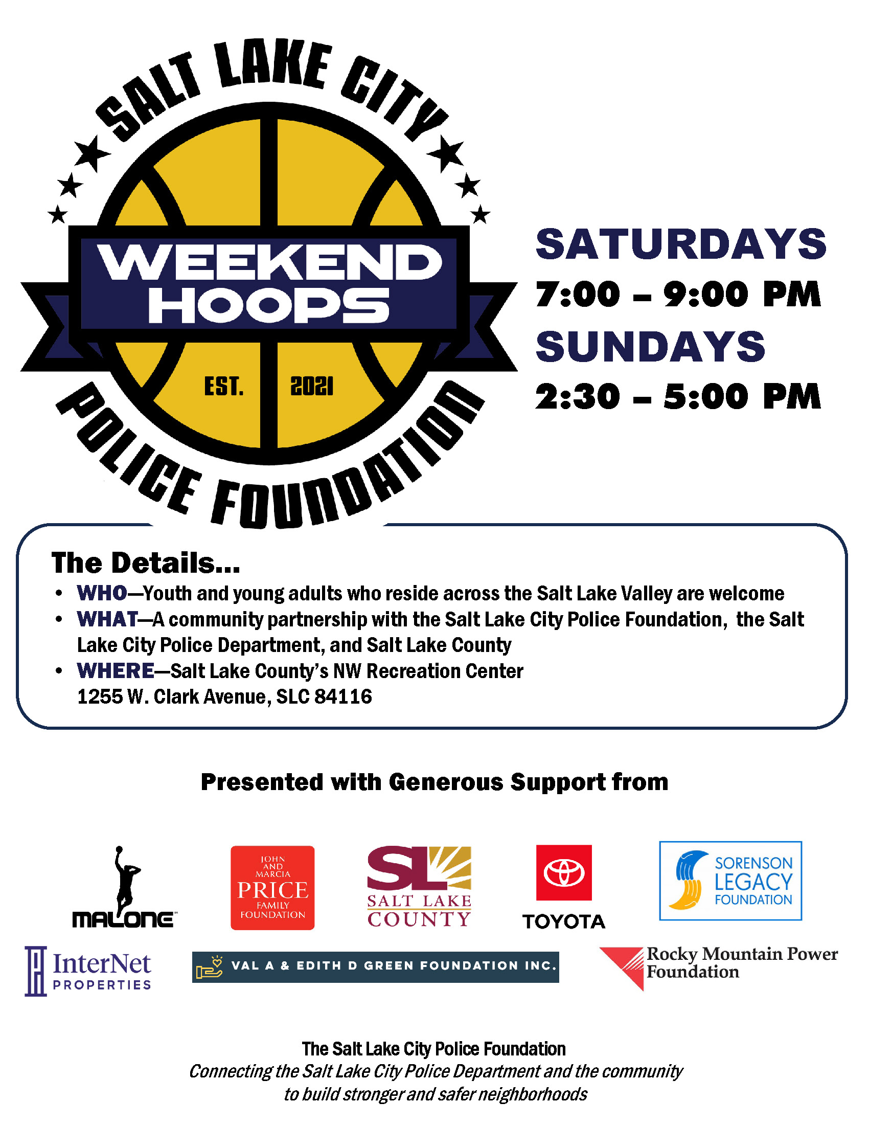 SLCPD Weekend Hoops