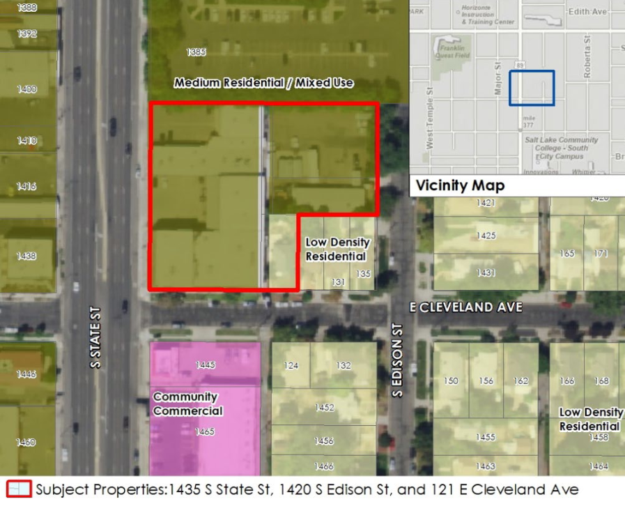 1435 South State Street Rezone