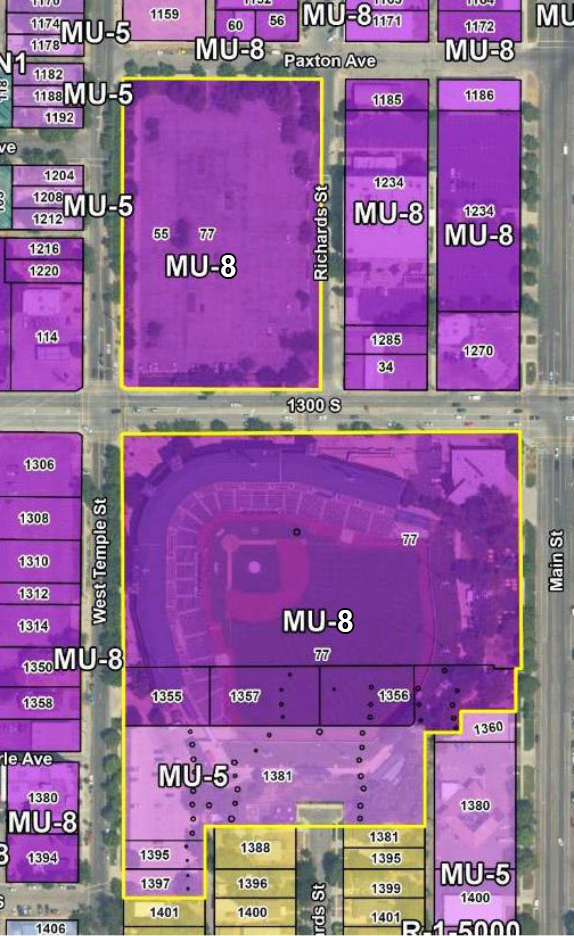 A map of the proposed Zone. 