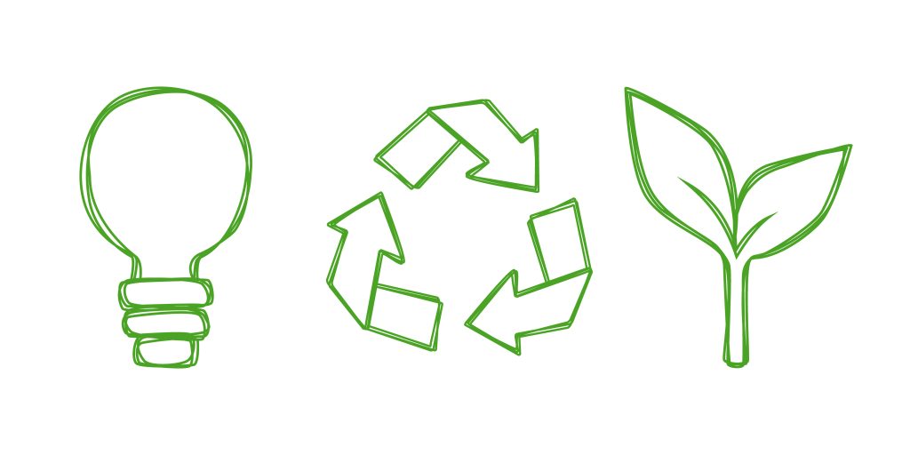 Recycling symbol.