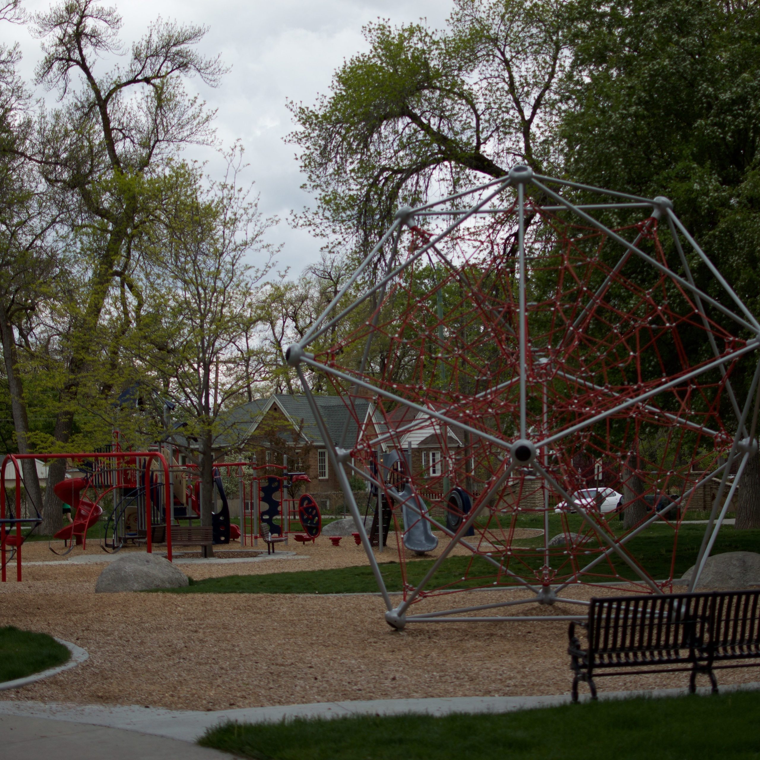 Playground set at Fairmont Park