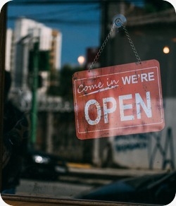image: we're open
