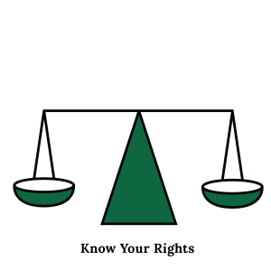 Icon of justice symbol