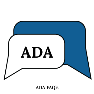 ADA FAQ's