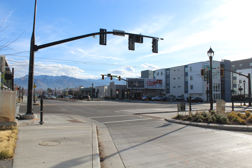 900 South before the reconstruction project.