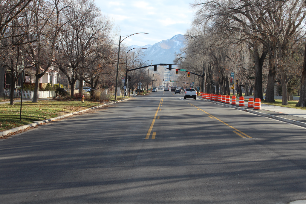 900 South after the reconstruction project.