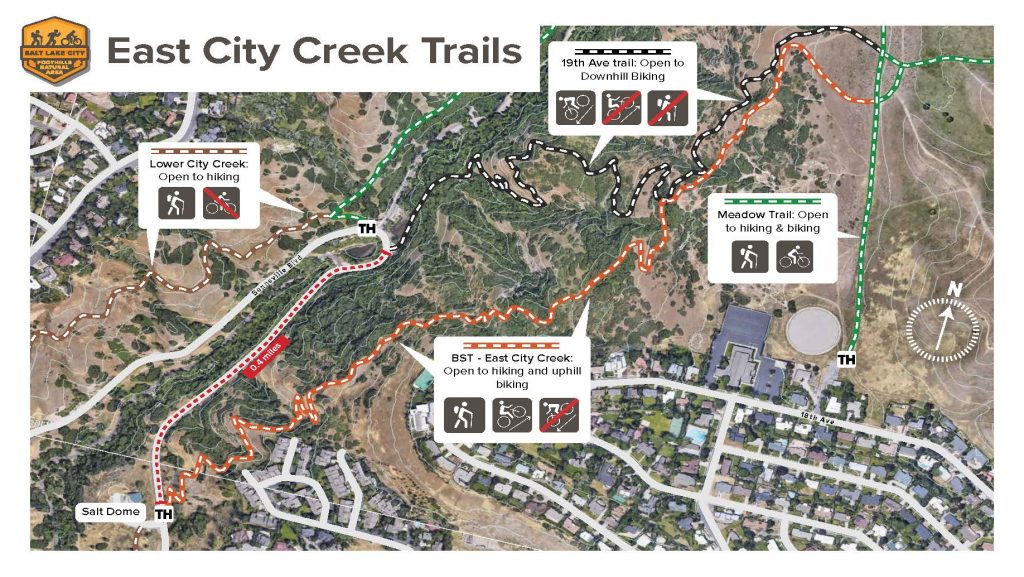 City Creek Canyon Trail: 1,039 Reviews, Map - Utah