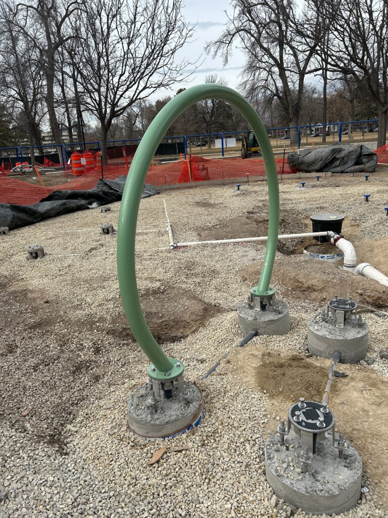 Construction at Rotary Play Park
