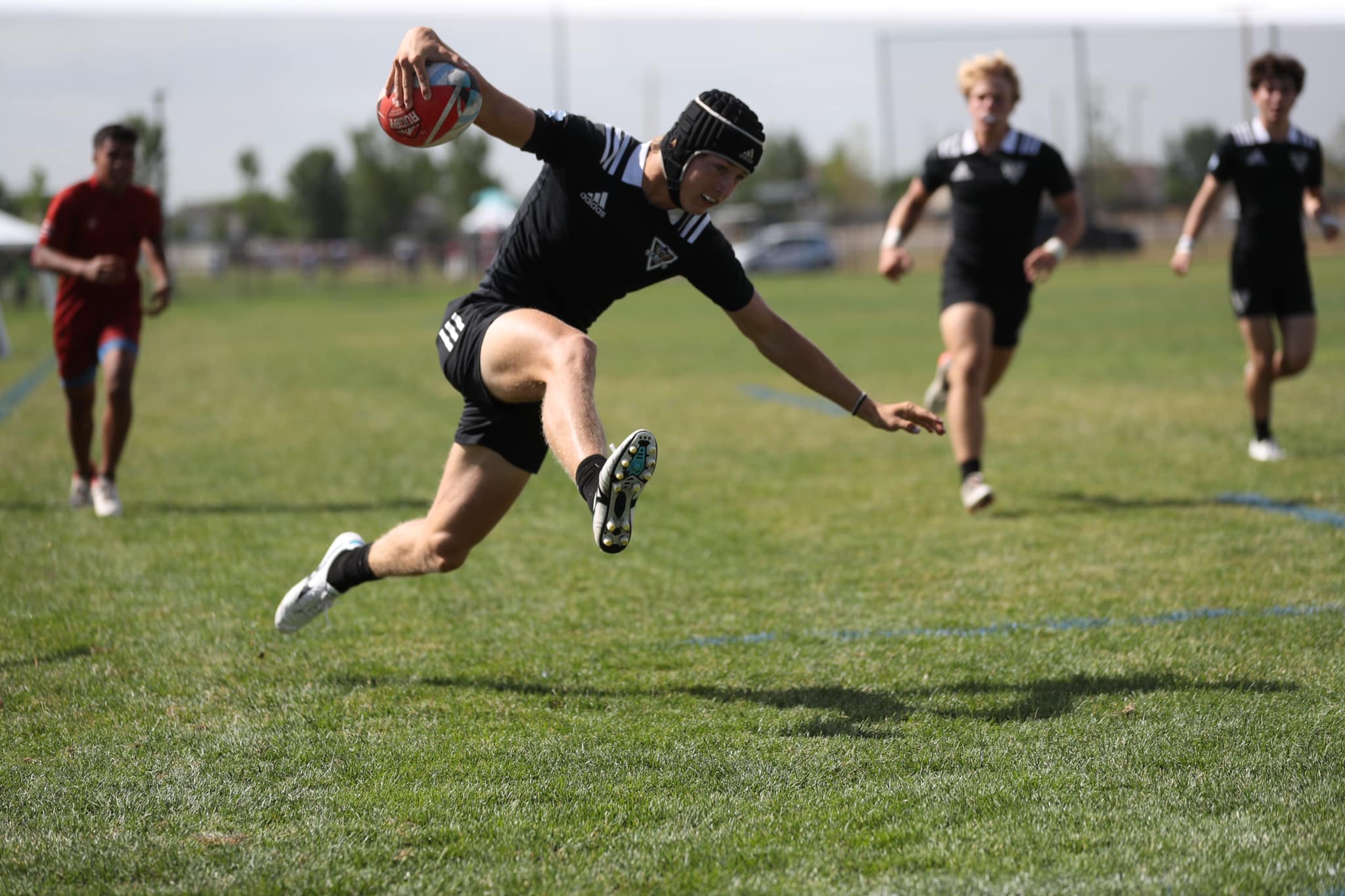 rugby player in motion 