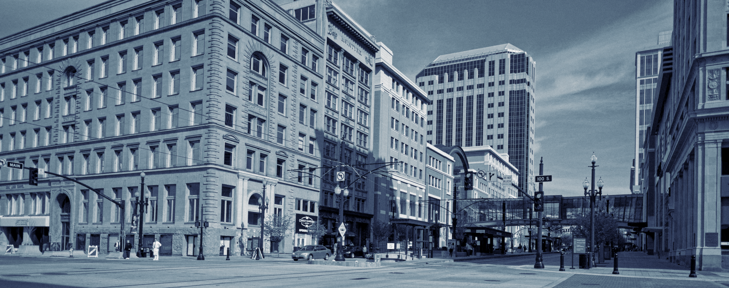 Photo of buildings in Salt Lake City.