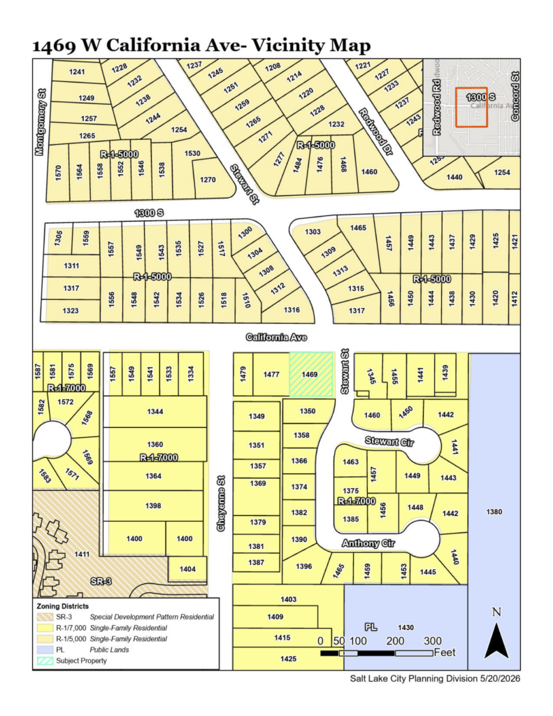 Vicinity Map of Property Location
