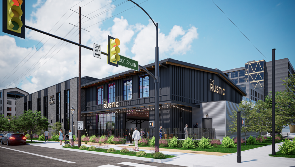 Rendering of Proposed Retail Building