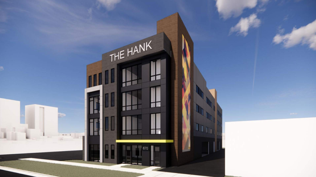 The Hank Proposed Front Façade