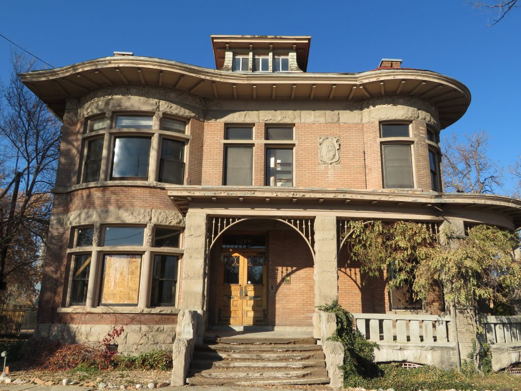 Exterior picture of the Fisher Mansion