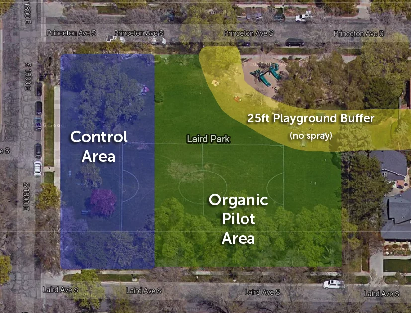 Map of Laird Park