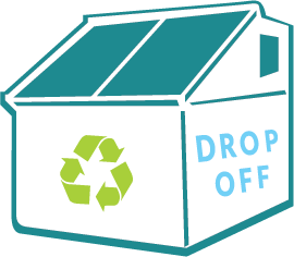 drop off decorative icon