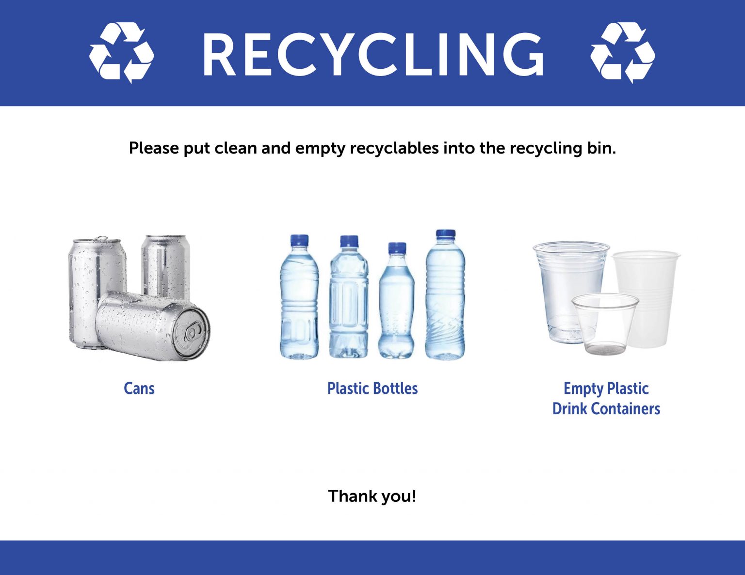 Recycling Signage Sustainability