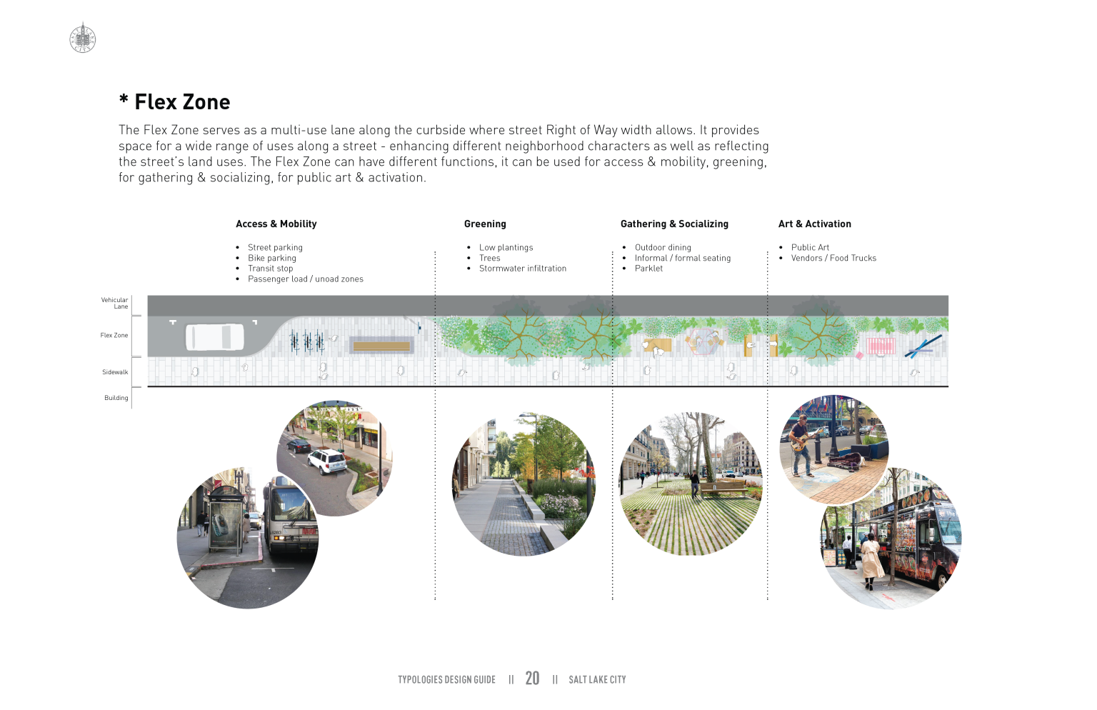 Legends for Flex Zones and Other Rightofway Uses Transportation