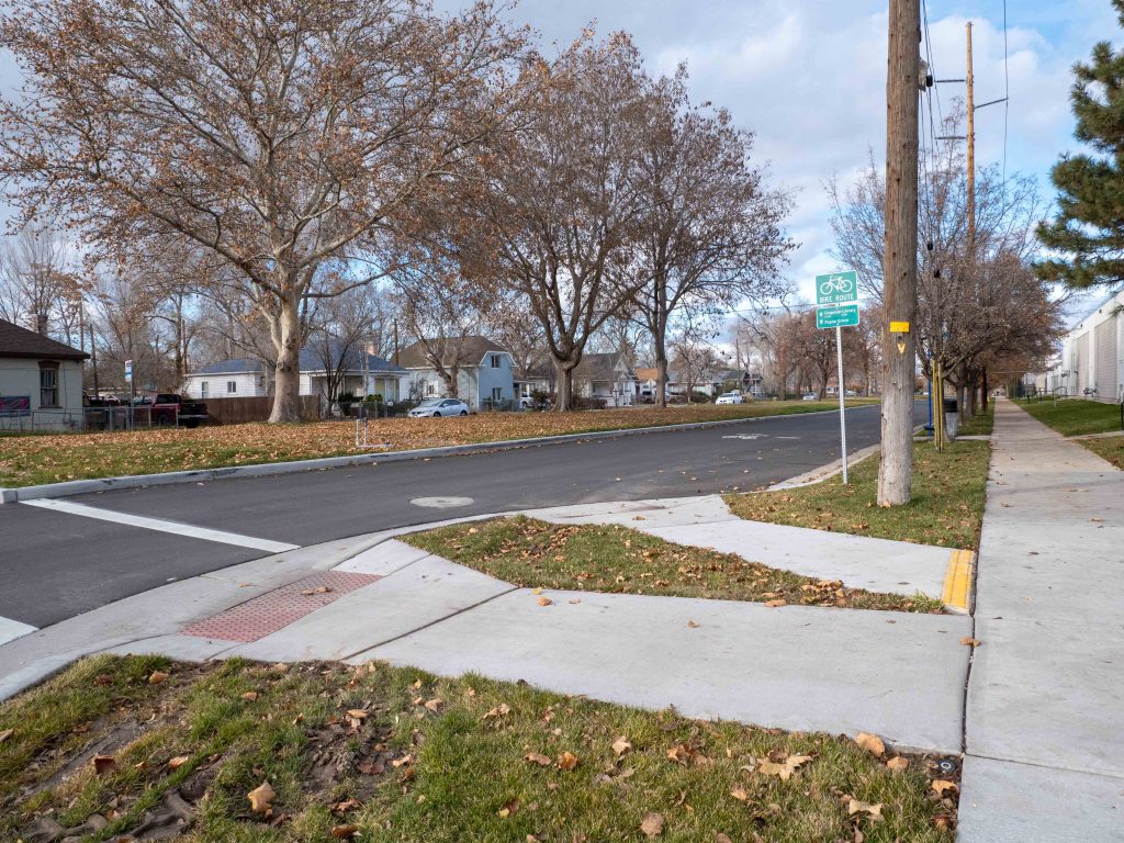 Improvements made on the 800 West Neighborhood Byway