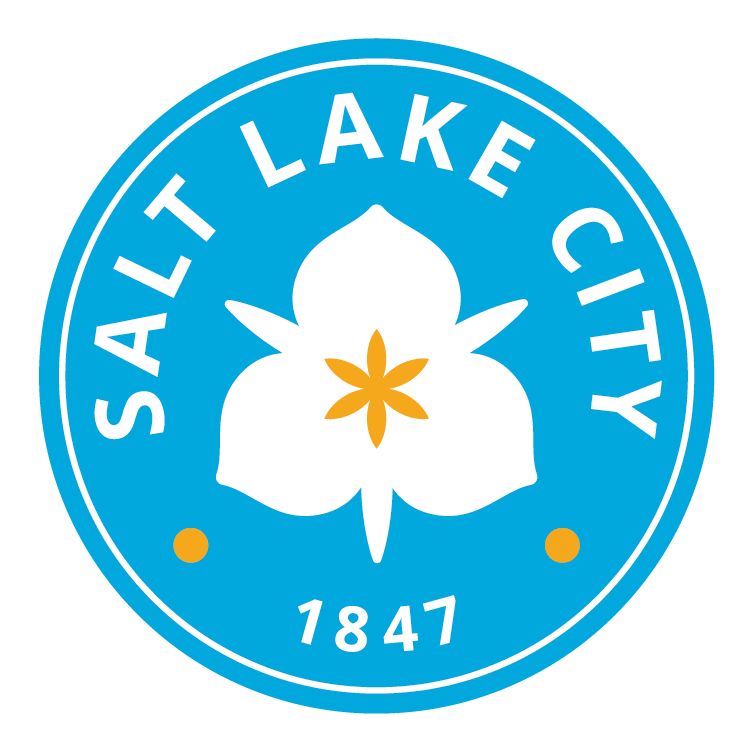 A graphic image of the Salt Lake City sego lily logo.